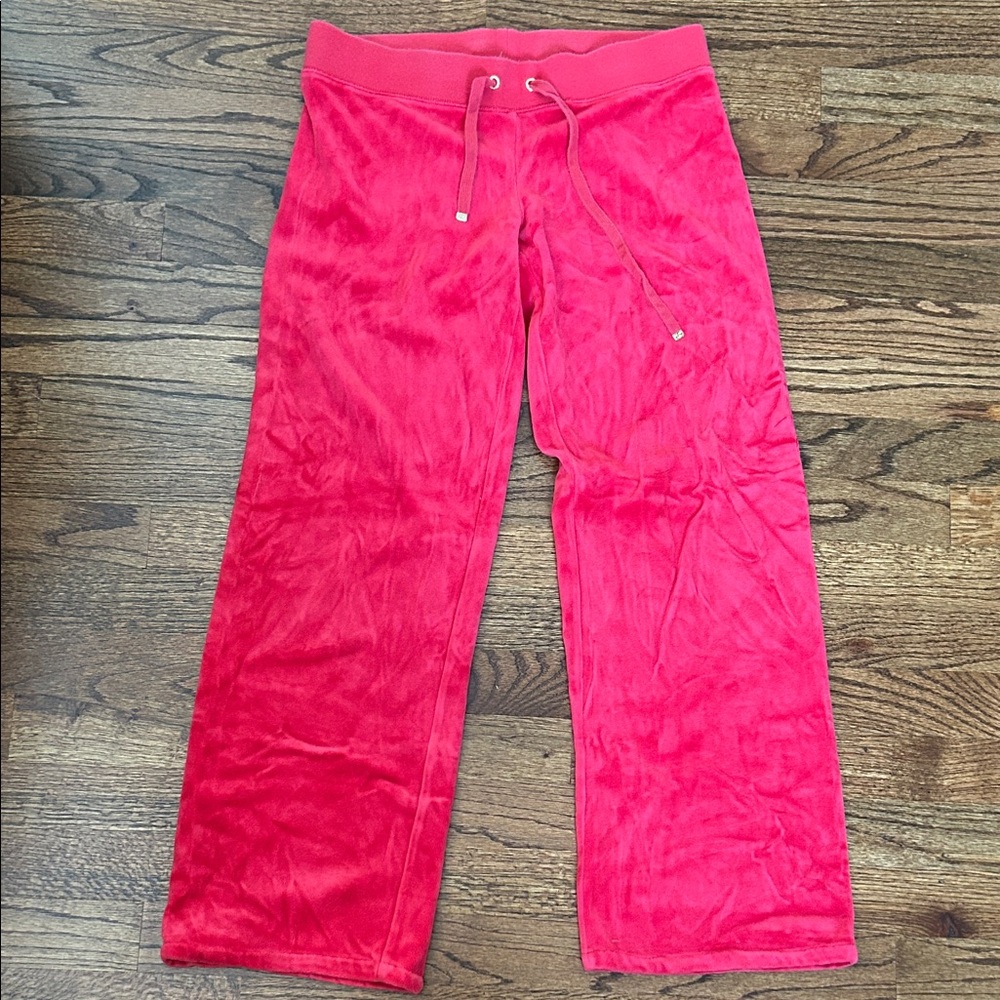 Juicy couture  Red Velour Lounge Pants